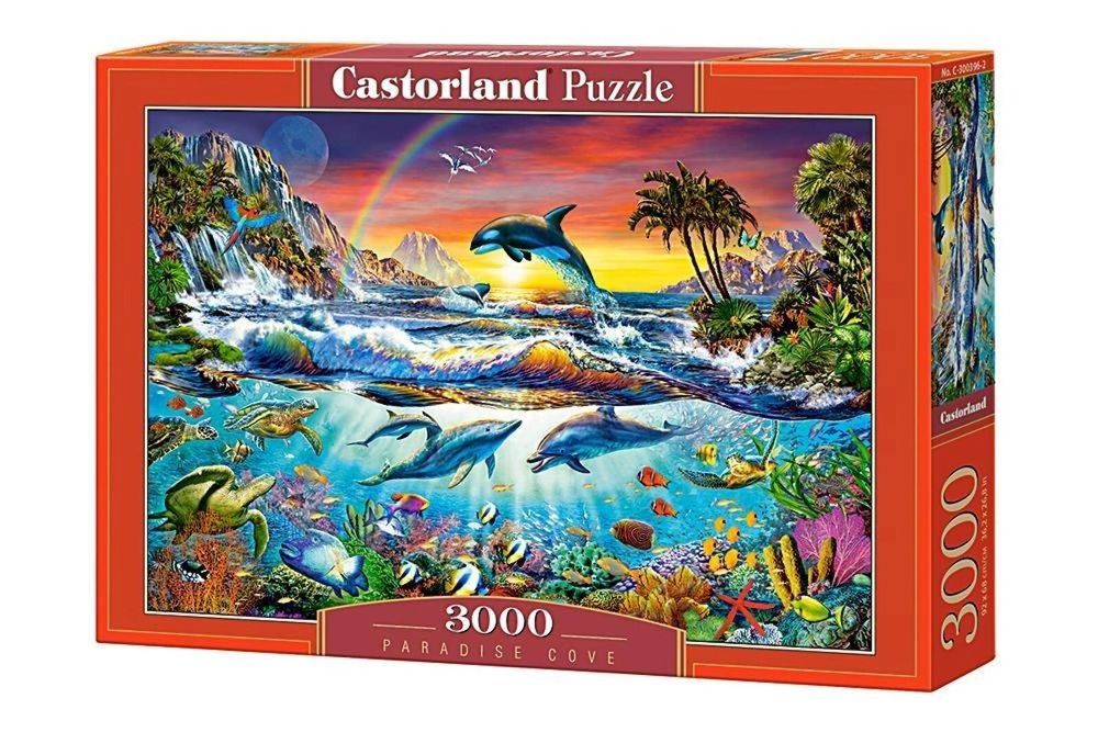Puzzle 3000 Paradise Cove CASTOR pudełko,614x395 mm