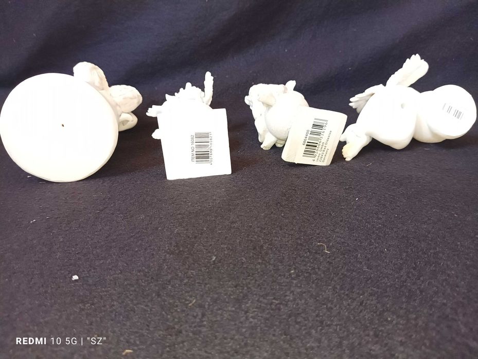 Anioły - aniołki - piękne figurki - 4 sztuki - Koln - (0,85 kg)