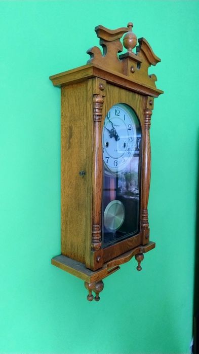 Luksusowy Zegar ścienny PIĘKNY Adler Wiszący Mechaniczny 11005-o