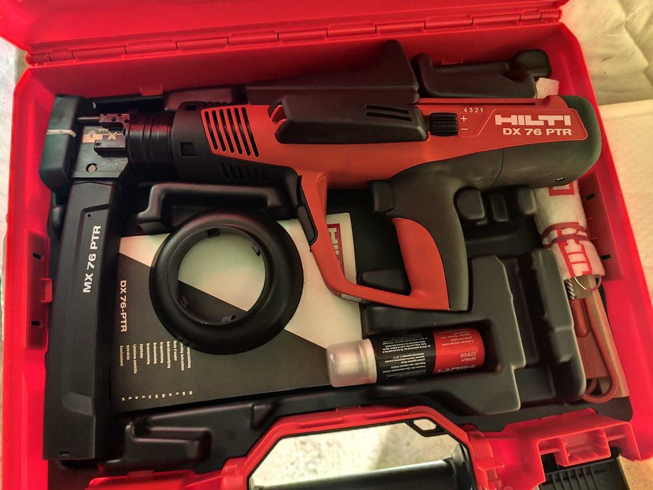 Hilti DX 76 ptr пороховий монтажний пистолет для металоконструкцій