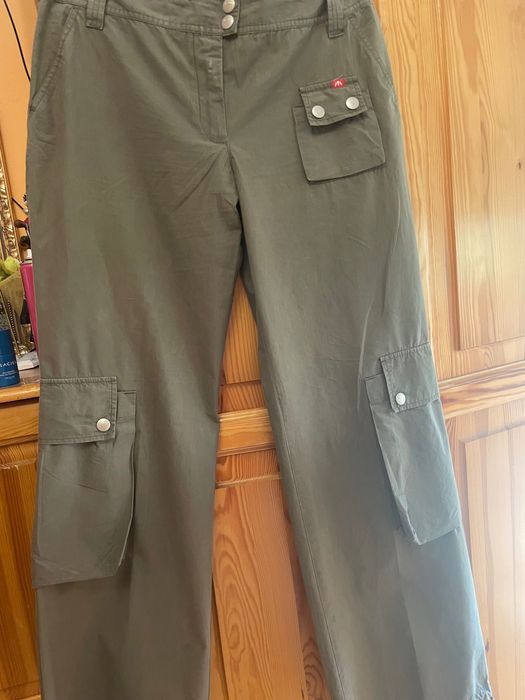 Długie , damskie spodnie khaki