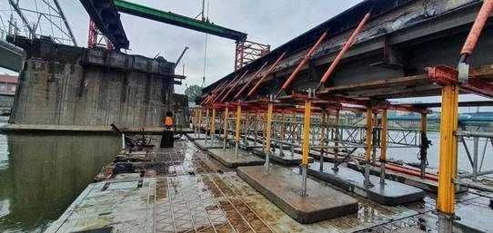 Wynajem pontonów pp-64, pchaczy barek