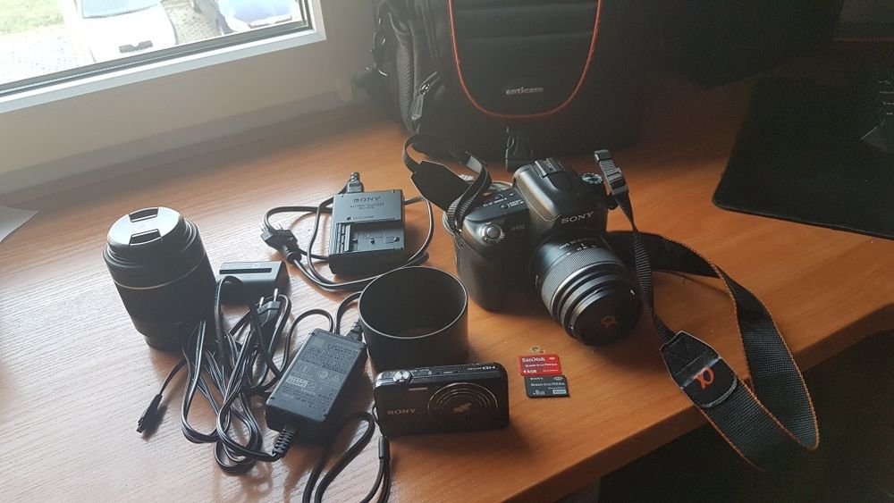 Sprzedam  Aparaty SONY DSLR - A450 Lustrzanka