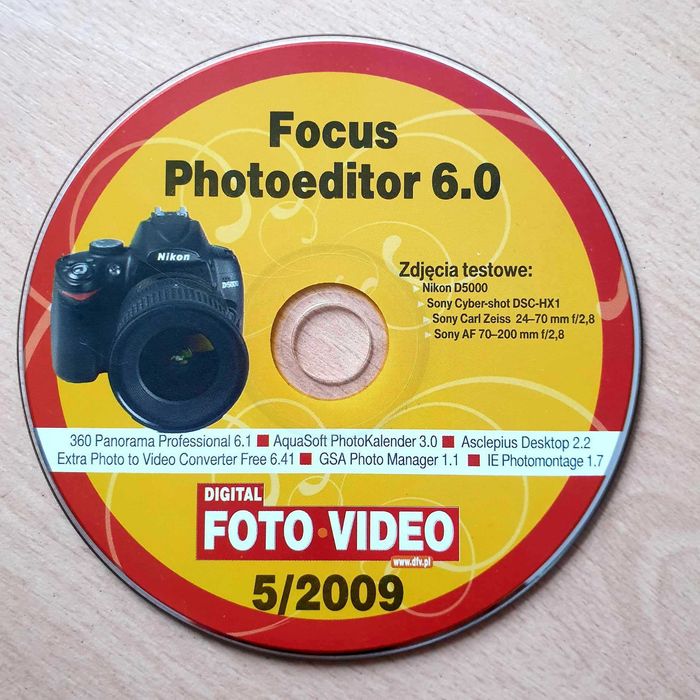 Zestaw programów do obróbki foto/video GIMP - 5 Sztuk