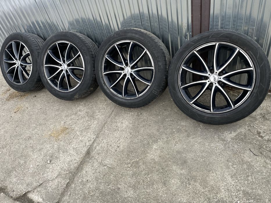 Felgi aluminiowe AEZ z oponami Mercedes 5x112 R19 8J ET35 Oryginalne