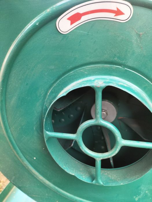 Odciąg wentylator trocin mobilny