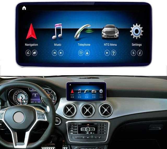 Auto-rádio 12.3" Android 14 Mercede GLA  CLA  A  V W176 d 2013 a 2019
