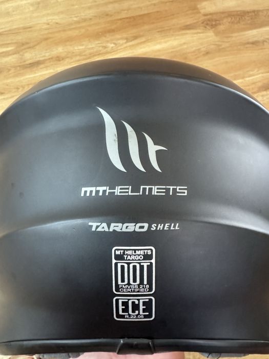 Capacete motociclo MT Helmets Targo Solid A1 Matt Black