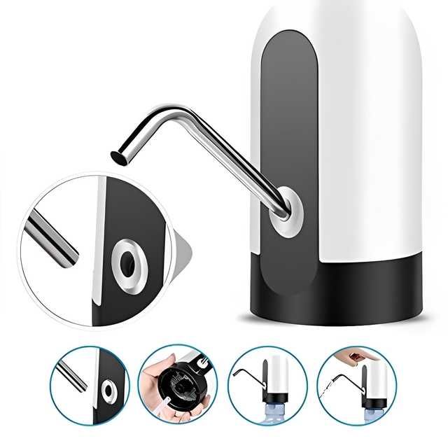 Bomba elétrica de galão/garrafa de água com cabo usb