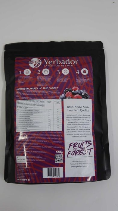 Yerba Mate Forest Fruits owoce leśne Yerbador 300g