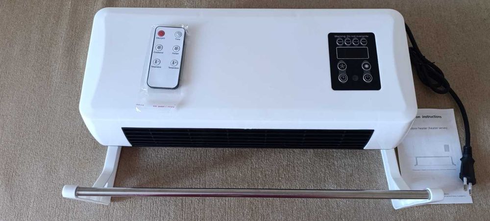 обогреватель настенный + сушилка тепловентилятор с пультом  дуйка конд