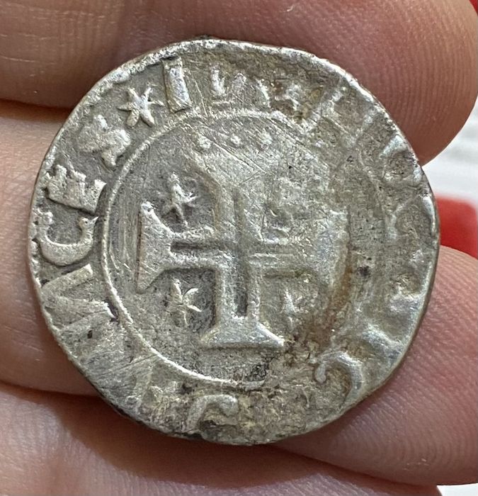 Moeda 475 - Tostao D MANUEL I