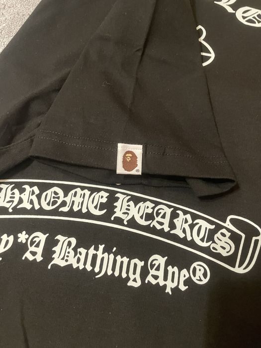 Футболки від бренду Bape x Chrome Hearts