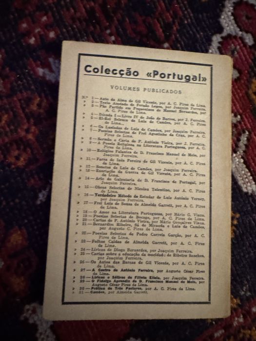 Livro Camões poema em dez cantos por Almeida Garrett