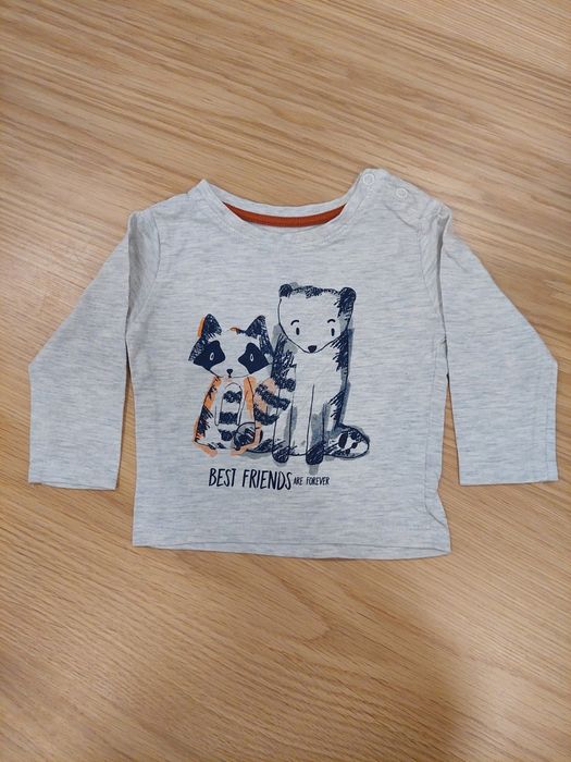 T-shirts de manga comprida bebé 6-9meses