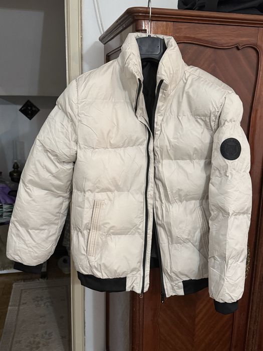 Blusao de penas branco