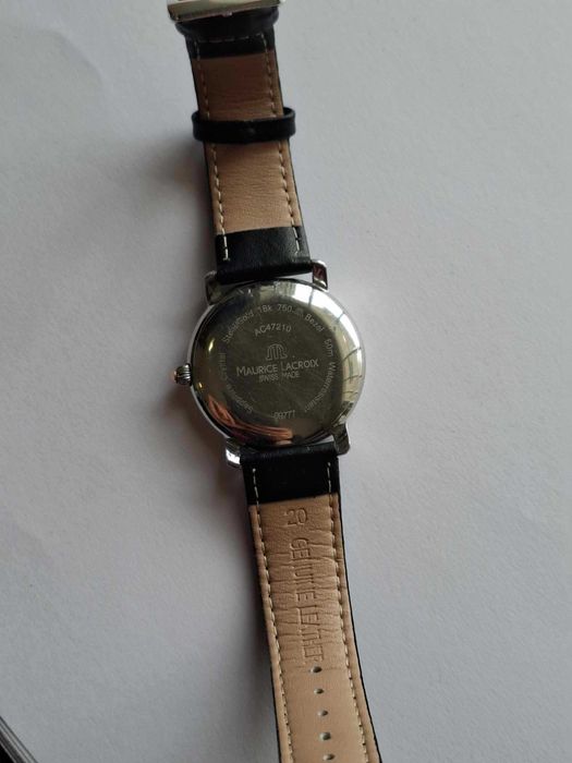 Relógio Maurice Lacroix automático em aço e ouro