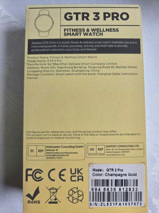 Smartwatch Zeblaze GTR 3 Pro