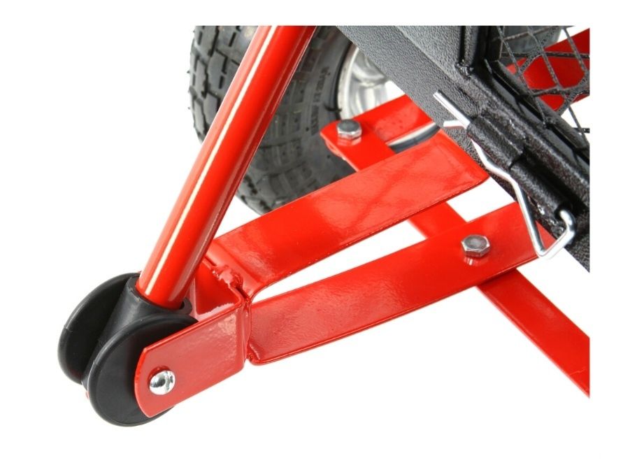 Wózek ogrodowy 400kg uchwyt hak + wkład materiałowy