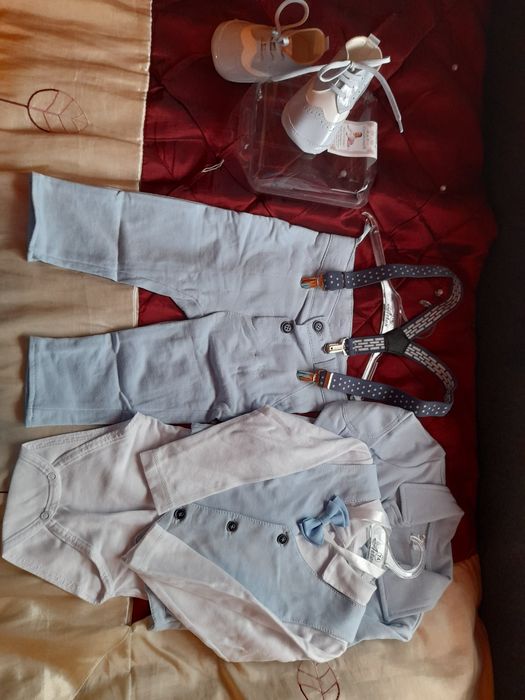 Komplet na chrzest rozm. 74