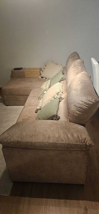 Sofá 3lugares com chaise long