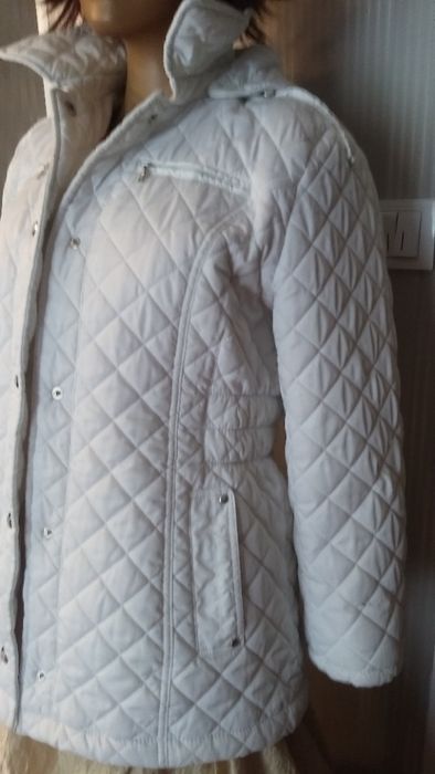 kurtka biała pikowana/ślub