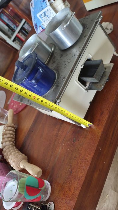 Stare zabawka dla dzieci kuchenka elektryczna vintage PRL