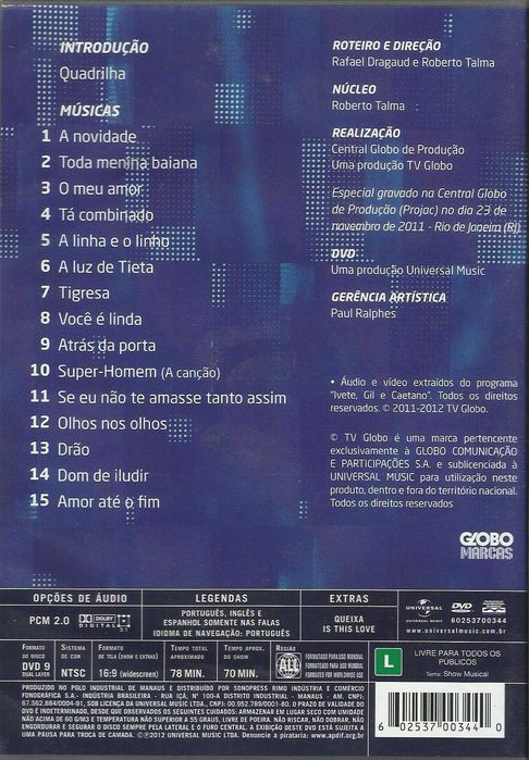 Ivete, Gil, Caetano - Especial (DVD)