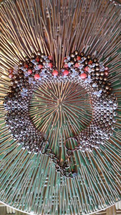 NASZYJNIK kołnierzyk artystycznie zrobiony