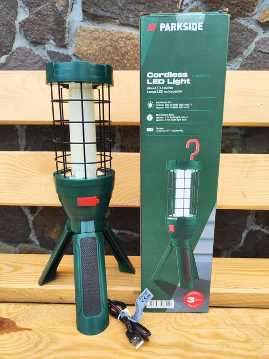Акумуляторний світлодіодний ліхтар Parkside PAAD 2800 A1
