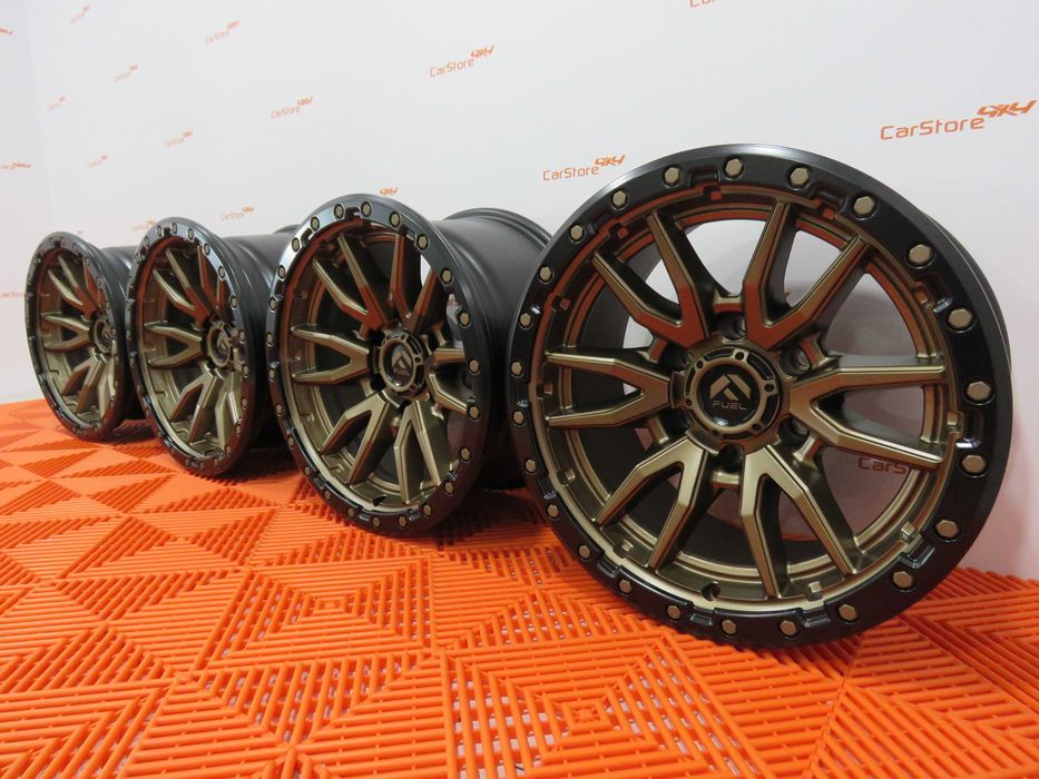 Jantes Fuel Rebel 17 x 9j et -12 6x139.7 106.1 Look Beadlock