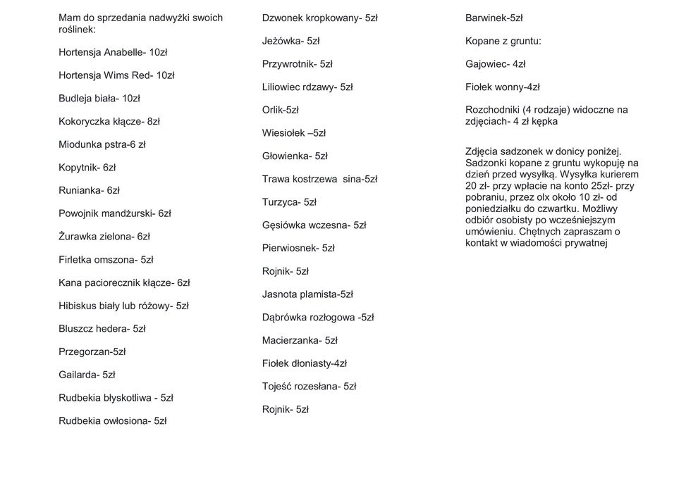 Zestaw kopytnik, runianka, przywrotnik,, dąbrówka, gajowiec