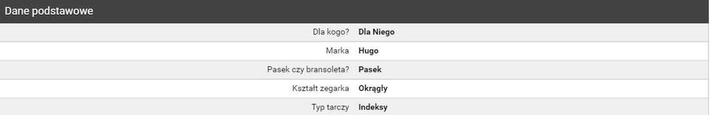 Zegarek Hugo Discover