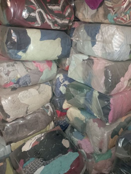 Czyściwo bawełniane kolor i białe