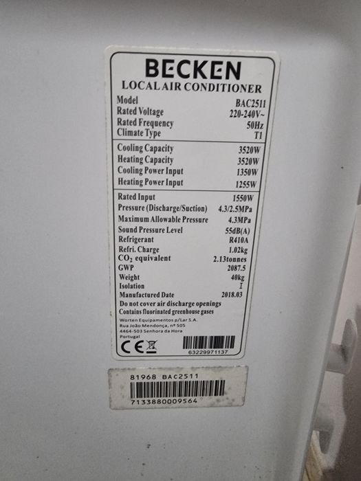 Ar Condicionado Portátil