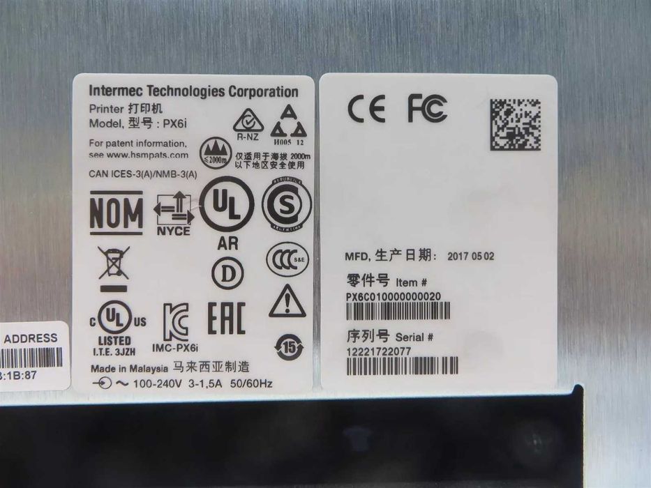 Intermec PX6i термотрансферний принтер етикеток шириною 167 мм 300мм/с