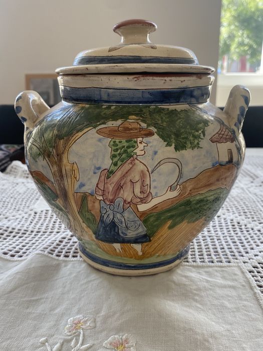 Jarro alentejano com tampa