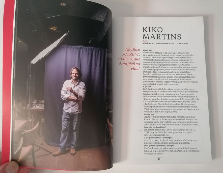 Guia de restaurantes 2018, edição Time Out, patrocínio cerveja Bohemia