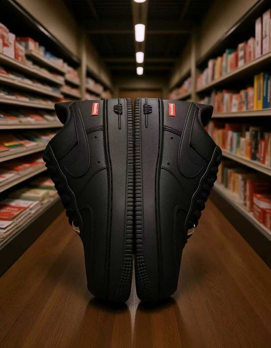 Air Force 1 07 Supreme czarny