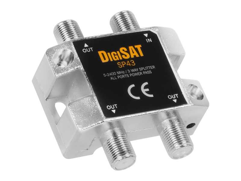 Spliter Rozgałęźnik F: GN-3GN SP43 DigiSat 5-2400MHz