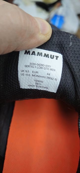 Кросівки Mammut Sertig II Low GTX. Розміри 42.5-47