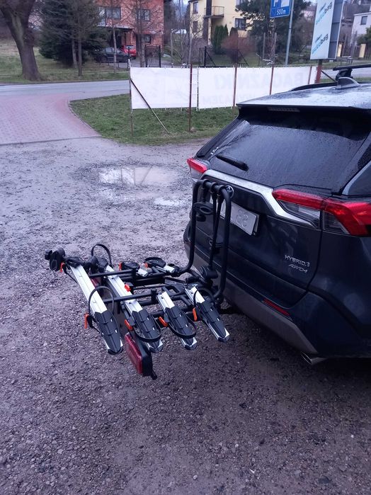 Promocja !Aguri Active Bike Pro 3+1 Silver Platforma rowerowa na hak na 4 rowery