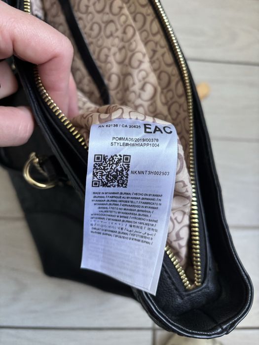 Брендова оригінальна сумка торба шопер Guess