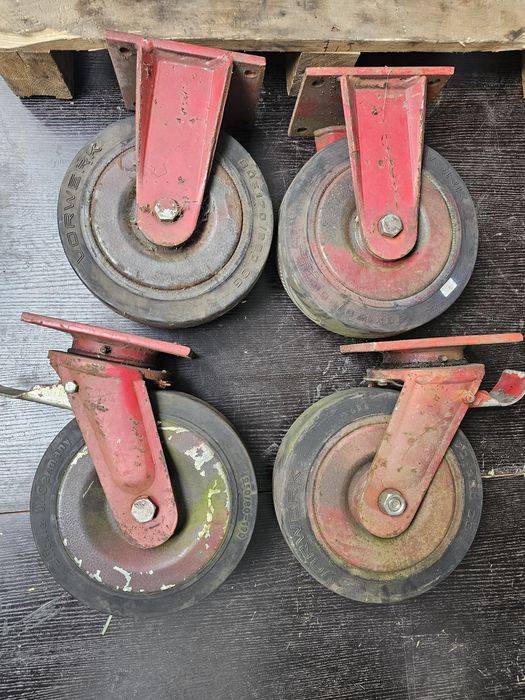 Koła Transportowe 4szt 250/80-190 Solidne Ciężkie Hamulec z hamulcem