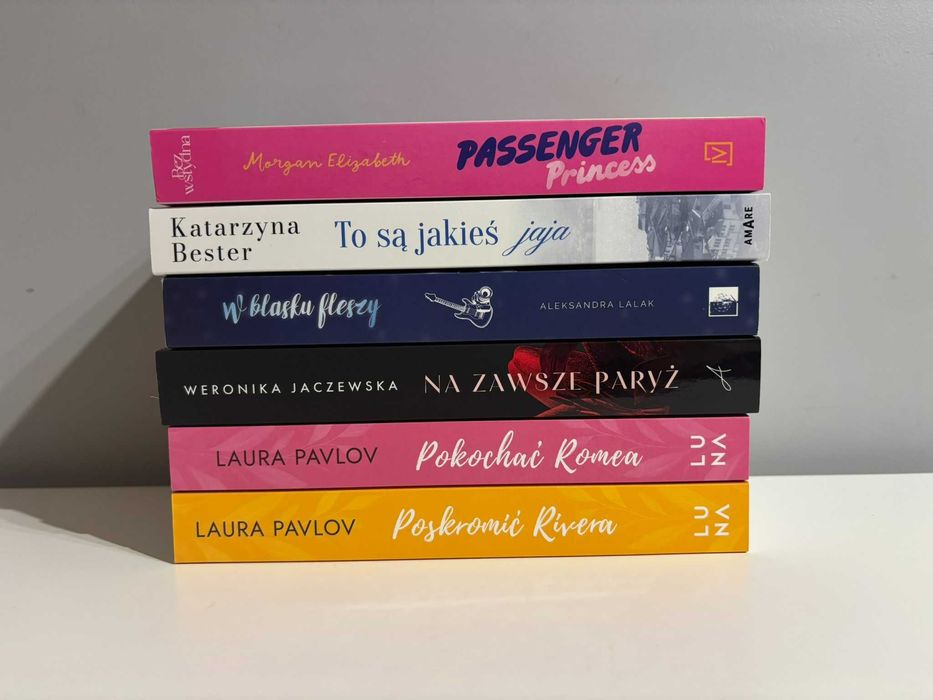 Zestaw 6 książek romans erotyk rok 2025/2026