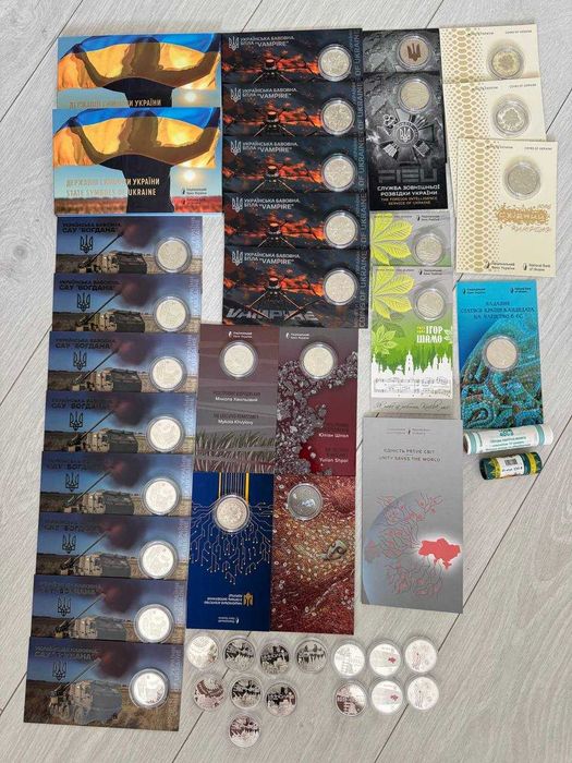Монети НБУ: Буцефал, кераміка, медикам, тримаймо стрій, Шамо, НАЗК інш