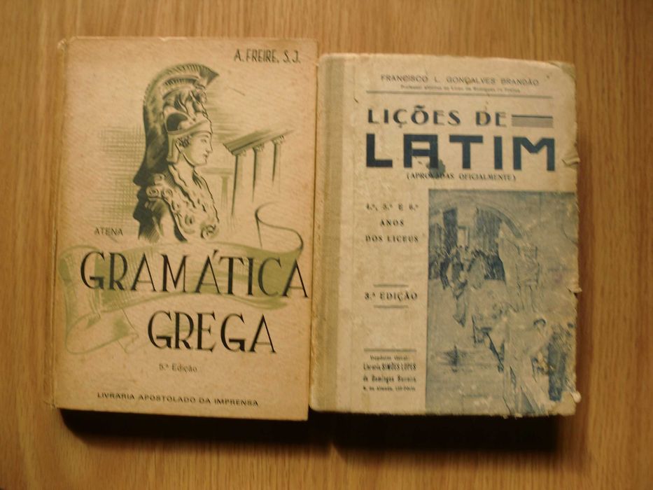 Obras de Latim e Grego - Preços Variados