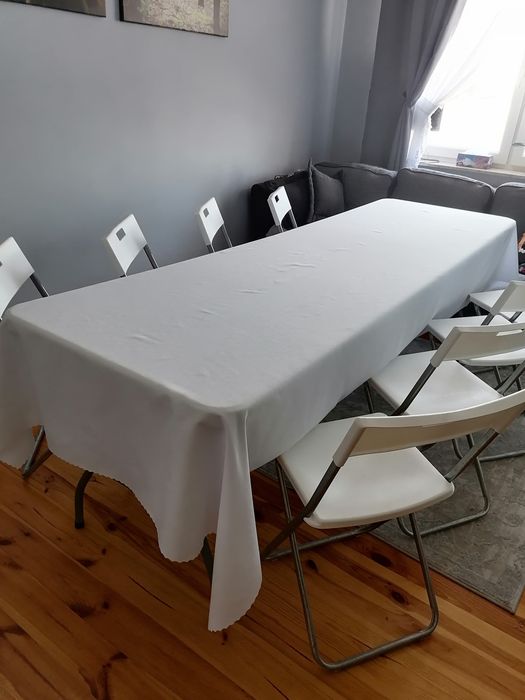 Stół cateringowy, krzesła Wynajem.