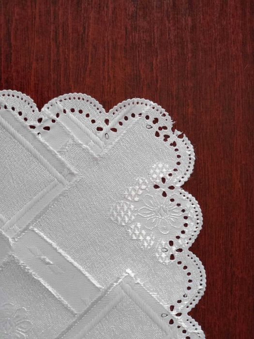 Bieżnik biały 102x45cm