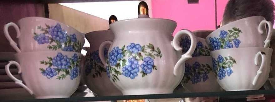 новий чайний сервiз " БАРВiНОК""